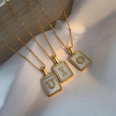 Cube Fritillaria Pendant Necklace